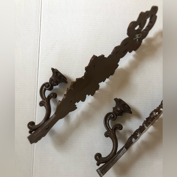 Vtg Syroco Floral Wall Sconces - Picture 9 of 16